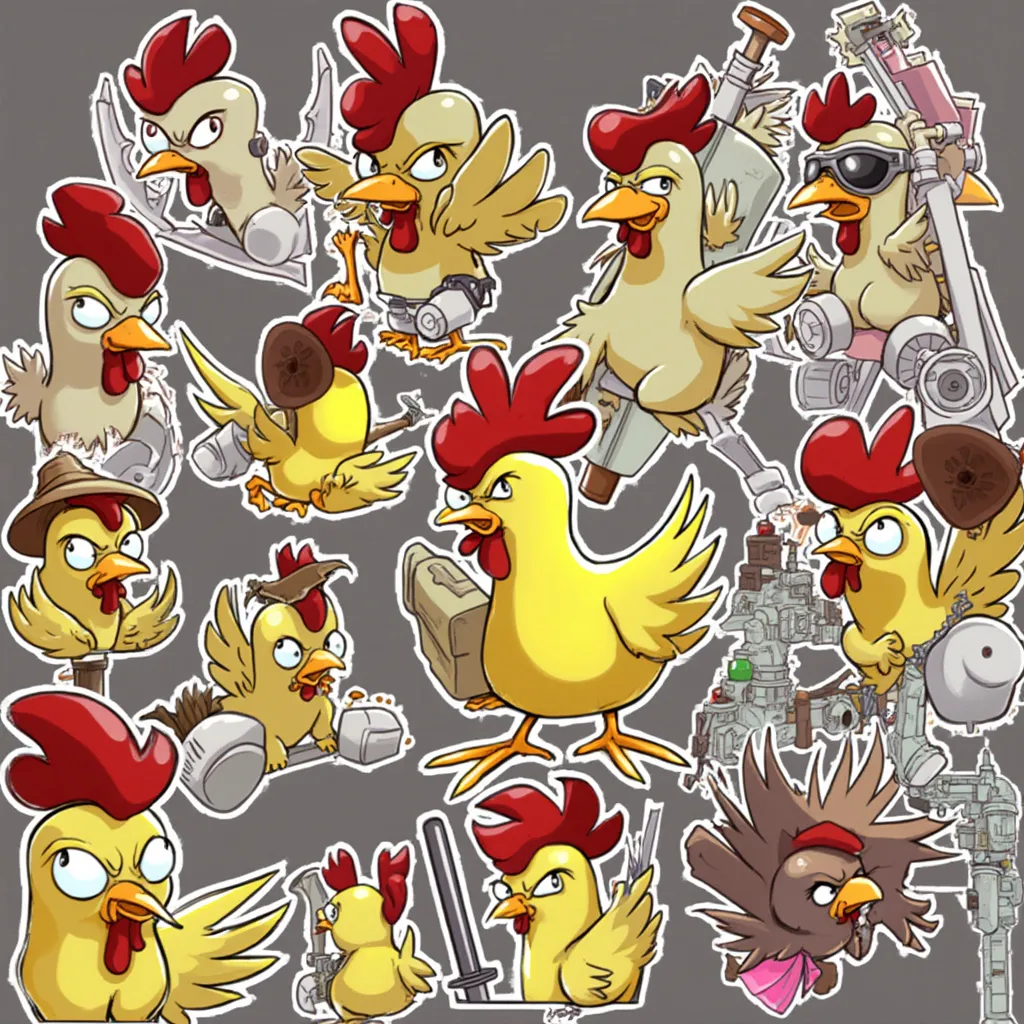 Community fan art showcase for Chicken Cannon